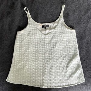 Mint green crochet tank top